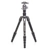 Benro Trípode de Carbono Rhino 05C + VX20 Kit | Trípode de Carbono | Trípode de Viaje