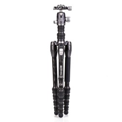 Benro Trípode de Carbono Rhino 05C + VX20 Kit | Trípode de Carbono | Trípode de Viaje