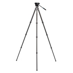 Benro Trípode Tortoise 24CLV + S4PRO | trípode de carbono | trípode compacto vídeo