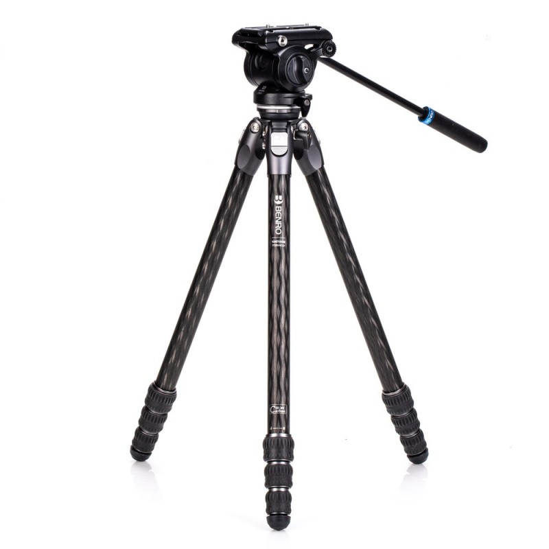 Benro Trípode Tortoise 24CLV + S4PRO | trípode de carbono | trípode compacto vídeo