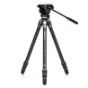 Benro Trípode Tortoise 24CLV + S4PRO | trípode de carbono | trípode compacto vídeo