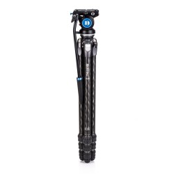 Benro Trípode Tortoise 24CLV + S4PRO | trípode de carbono | trípode compacto vídeo
