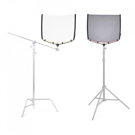 Manfrotto LL LR1911 | Kit bandera Rapid Flag de 45 x 60 cm para control de luz