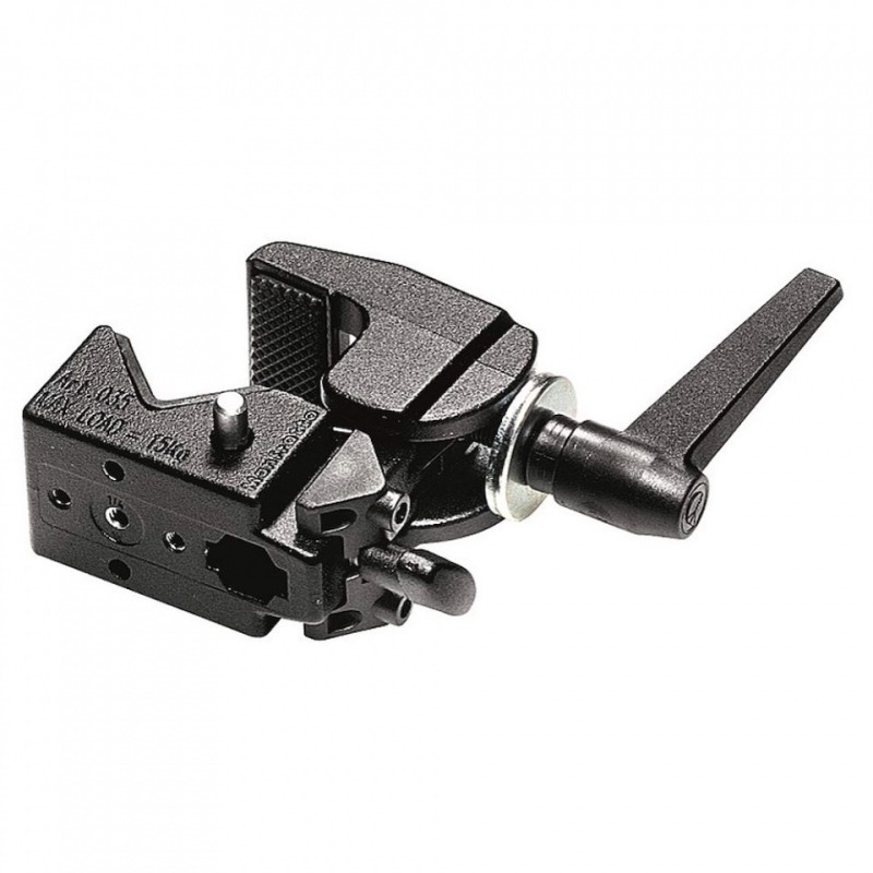 Manfrotto 035 | Súper Pinza Profesional para Accesorios de Estudio