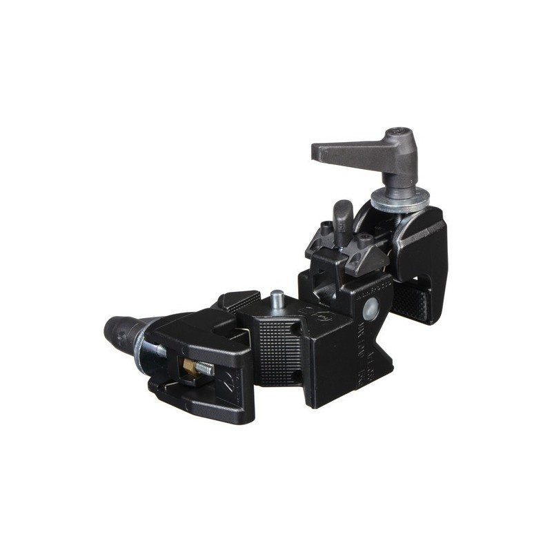 Manfrotto 038 | Súper Pinza Doble para Montaje de Accesorios
