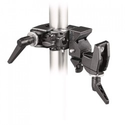Manfrotto 038 | Súper Pinza Doble para Montaje de Accesorios