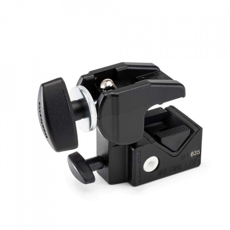 Manfrotto 635 | Súper pinza con sistema de acción rápida y diseño ergonómico