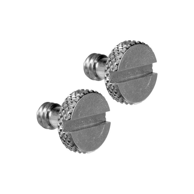 Manfrotto R116,138 | Set de 2 tornillos 1/4" para montaje de cámaras y accesorios