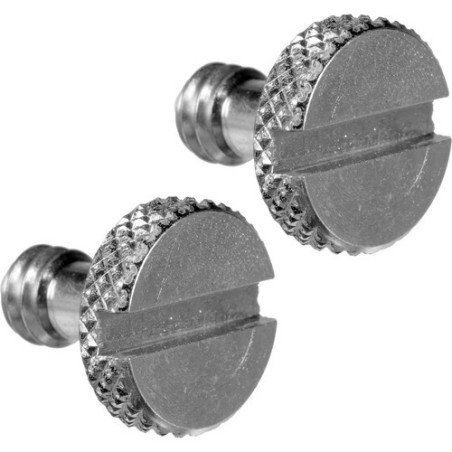 Manfrotto R116,138 | Set de 2 tornillos 1/4" para montaje de cámaras y accesorios