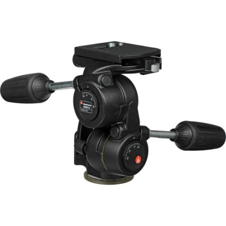 Manfrotto 808RC4 | Rótula 3-Way con Zapata Rápida 410PL para Fotografía Precisa