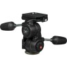 Manfrotto 808RC4 | Rótula 3-Way con Zapata Rápida 410PL para Fotografía Precisa