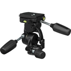 Manfrotto 808RC4 | Rótula 3-Way con Zapata Rápida 410PL para Fotografía Precisa