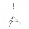 Manfrotto 007BSU | Pie de estudio profesional de acero negro con 3 secciones