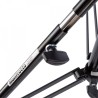 Manfrotto 007BSU | Pie de estudio profesional de acero negro con 3 secciones