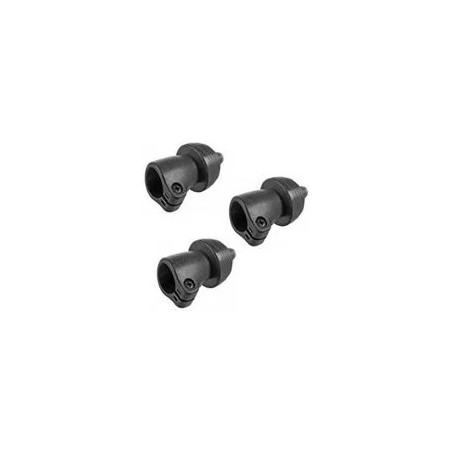 Manfrotto 204SPK3 | Juego de 3 pies de goma con clavo retráctil para trípodes