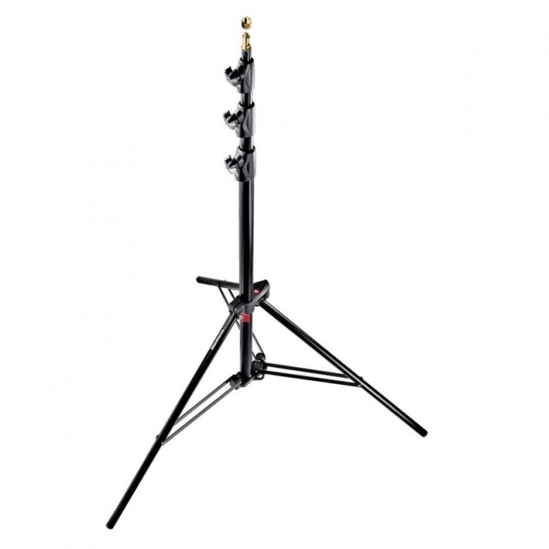 Manfrotto 1004BAC-3 | Set de 3 pies de iluminación profesionales con sistema neumático