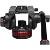 Manfrotto MVH502AH Rótula de Vídeo | Cabezal Fluido Profesional con Base Plana