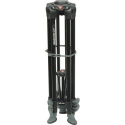 Manfrotto MVT502AM | Trípode de vídeo con patas dobles telescópicas y base profesional