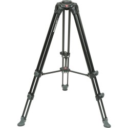 Manfrotto MVT502AM | Trípode de vídeo con patas dobles telescópicas y base profesional