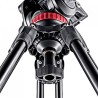 Manfrotto MVT502AM | Trípode de vídeo con patas dobles telescópicas y base profesional