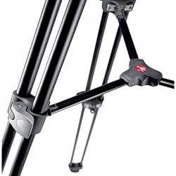 Manfrotto MVT502AM | Trípode de vídeo con patas dobles telescópicas y base profesional