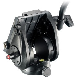 Manfrotto MVH500AH Rótula Fluida | Cabezal de Vídeo Compacto con Zapata 500PLONG