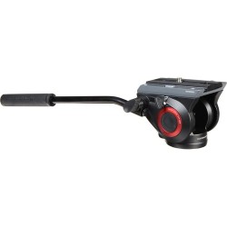 Manfrotto MVH500AH Rótula Fluida | Cabezal de Vídeo Compacto con Zapata 500PLONG