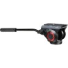 Manfrotto MVH500AH Rótula Fluida | Cabezal de Vídeo Compacto con Zapata 500PLONG