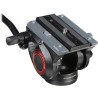 Manfrotto MVH500AH Rótula Fluida | Cabezal de Vídeo Compacto con Zapata 500PLONG