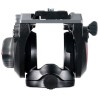 Manfrotto MVH500AH Rótula Fluida | Cabezal de Vídeo Compacto con Zapata 500PLONG