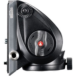 Manfrotto MVH500AH Rótula Fluida | Cabezal de Vídeo Compacto con Zapata 500PLONG