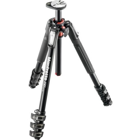 Manfrotto MT190XPRO4 | Trípode de Aluminio de 4 Secciones con Columna Basculante
