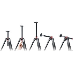 Manfrotto MT190XPRO4 | Trípode de Aluminio de 4 Secciones con Columna Basculante