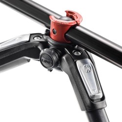 Manfrotto MT190XPRO4 | Trípode de Aluminio de 4 Secciones con Columna Basculante