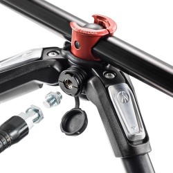 Manfrotto MT190XPRO4 | Trípode de Aluminio de 4 Secciones con Columna Basculante