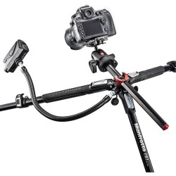 Manfrotto MT190XPRO4 | Trípode de Aluminio de 4 Secciones con Columna Basculante