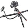 Manfrotto MT190XPRO4 | Trípode de Aluminio de 4 Secciones con Columna Basculante
