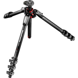 Manfrotto MT055CXPRO4 | Trípode Profesional de Fibra de Carbono de 4 Secciones
