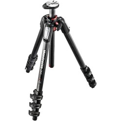 Manfrotto MT055CXPRO4 | Trípode Profesional de Fibra de Carbono de 4 Secciones