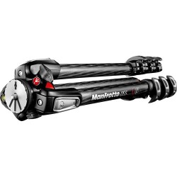 Manfrotto MT055CXPRO4 | Trípode Profesional de Fibra de Carbono de 4 Secciones