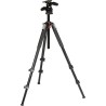 Manfrotto MK055XPRO3-3W | Kit de Trípode de Aluminio con Rótula 3-Way para Fotografía Profesional