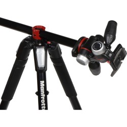Manfrotto MK055XPRO3-3W | Kit de Trípode de Aluminio con Rótula 3-Way para Fotografía Profesional