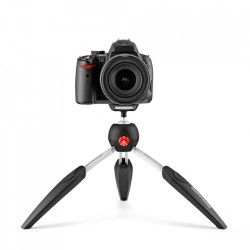 Manfrotto MTPIXIEVO-BK | Mini Trípode Pixi EVO de 2 Secciones en Color Negro