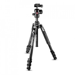 Manfrotto MKBFRLA4BK-BH | Trípode de viaje Befree Advanced con palanca de bloqueo