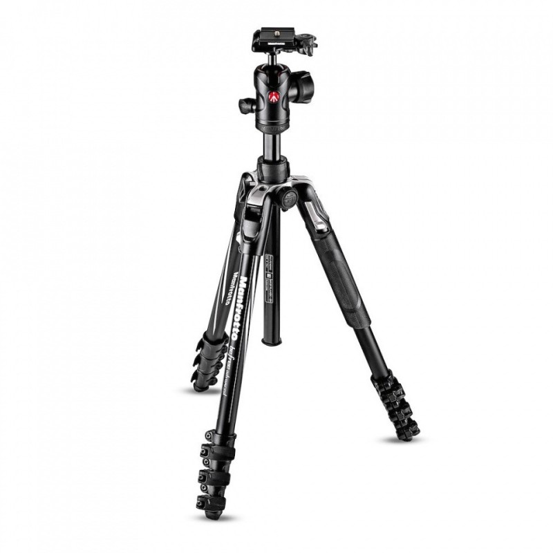 Manfrotto MKBFRLA4BK-BH | Trípode de viaje Befree Advanced con palanca de bloqueo