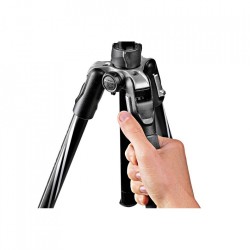 Manfrotto MKBFRTA4BK-BH | Trípode de viaje Befree Advanced Twist Lock negro