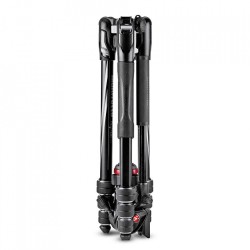 Manfrotto MVKBFRT-LIVE | Trípode de vídeo de viaje con Twist Lock y rótula fluida