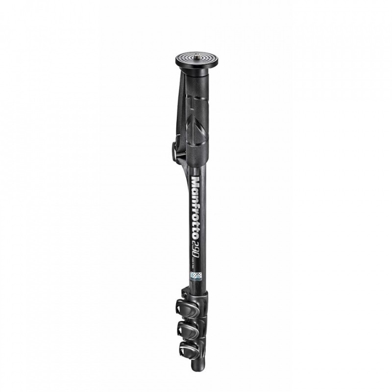 Manfrotto MM290C4 | Monopié de 4 Secciones en Fibra de Carbono