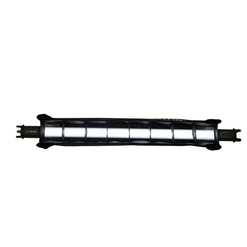 Nanlite Rejilla y Barndoor para PavoTube 15C | rejilla pavotube 15c | barndoor tela 15c | rejilla 45 grados control derrame