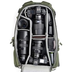 Think Tank Mochila BackLight 26L Negra | Mochila profesional con acceso trasero, ideal para fotografía de naturaleza y viajes